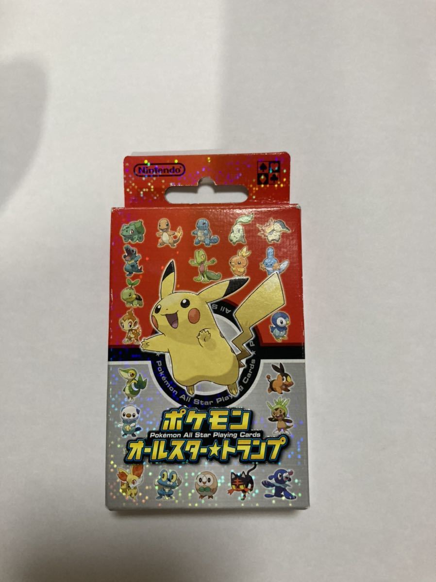 ポケモン　オールスター　トランプ　新品未開封　未使用　シュリンク付　送料無料_画像1