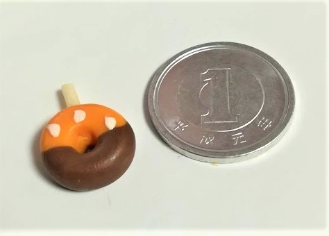  miniature * doughnuts stick * orange * silver nia. Licca-chan house also exactly * doll house .* small size *