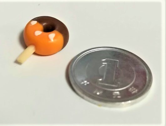  miniature * doughnuts stick * orange * silver nia. Licca-chan house also exactly * doll house .* small size *