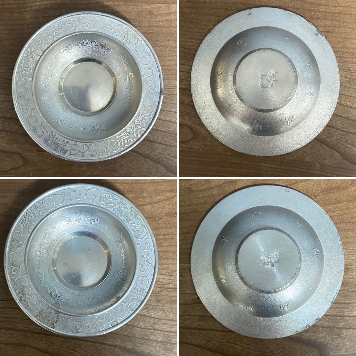 純錫茶托5客煎茶道具| JChere雅虎拍卖代购