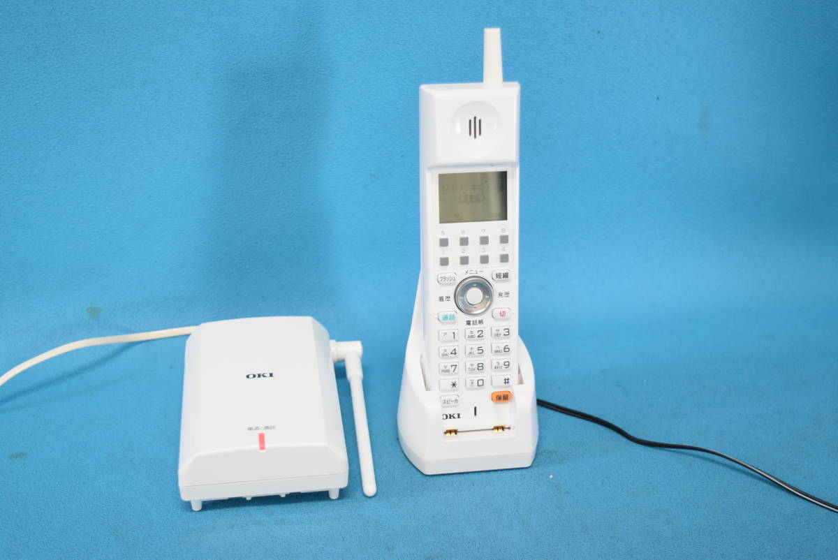 OKI/沖電気 CrosCore2 シングルゾーンデジタルコードレス電話機 【CLD-8DK-W-02A】 ◆M-942-1(0721)◆の画像1
