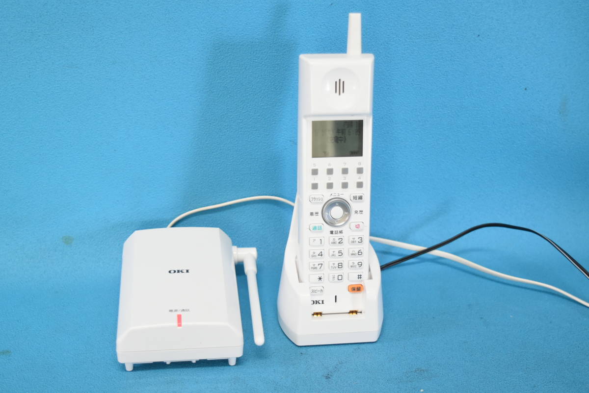 OKI/ Oki Electric CrosCore2 single Zone digital cordless telephone machine [CLD-8DK-W-02A] *M-942-2(0722)*