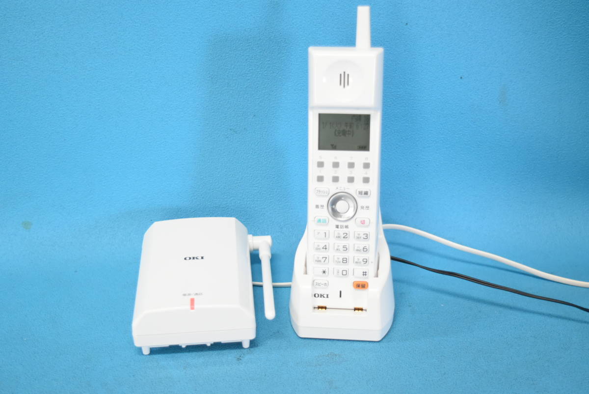 OKI/沖電気　CrosCore2 シングルゾーンデジタルコードレス電話機 【CLD-8DK-W-02A】　◆M-942-3(0722)◆