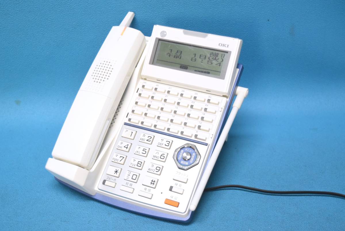OKI/沖電気 30ボタンカールコードレス電話機 CrosCore 【MKT/ARC-30DKCL】 ◆M-946(0722)◆