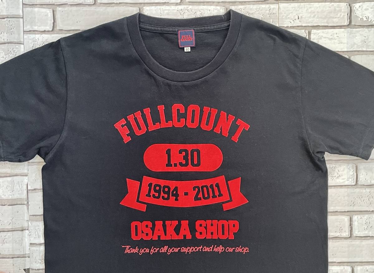 ＵＳＥＤ　フルカウント　FULL COUNT　半袖Ｔシャツ　サイズ４０　日本製_画像2