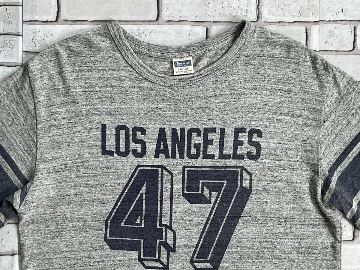 ＵＳＥＤ チェスウィック Cheswick 半袖Ｔシャツ サイズＬ  LOS ANGELES 47 東洋エンタープライズの画像2