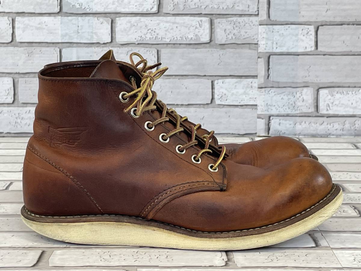 ＵＳＥＤ　レッドウィング　RED WING　9111　クラシックラウンド　カッパー　ラフ＆タフ　ブーツ　サイズ８Ｄ 26.0cm　USA製　08/12_画像3