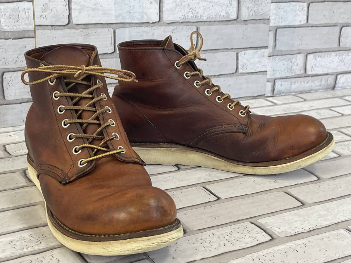 ＵＳＥＤ　レッドウィング　RED WING　9111　クラシックラウンド　カッパー　ラフ＆タフ　ブーツ　サイズ８Ｄ 26.0cm　USA製　08/12_画像2