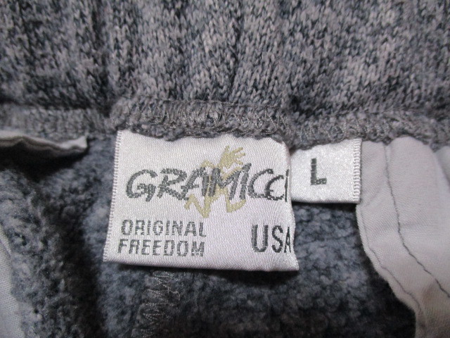 GRAMICCI Gramicci cropped pants knitted jogger pants ash L