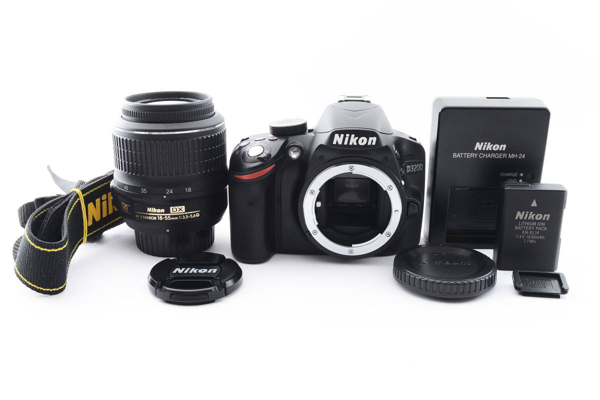 美しい 18-55 D3200 Nikon ニコン □ほぼ新品□ VR SK-29S23-432 2416