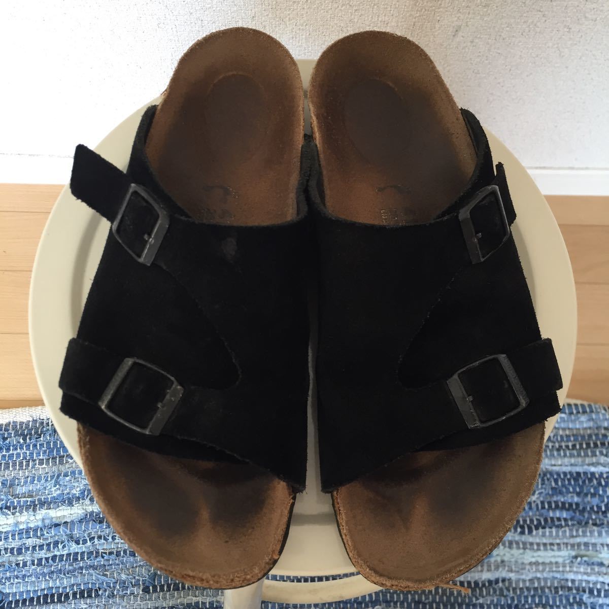 BIRKENSTOCK Birkenstock蘇黎世窄型41 Suede Black Beams定制 原文:BIRKENSTOCK ビルケンシュトック チューリッヒナロータイプ 41 スエード ブラック ビームス別注