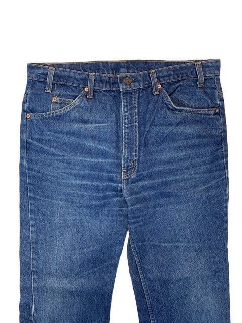 ビンテージ 90s Levi’s 517 デニム ブーツカット MADE IN USA W38 L30 実寸W36位_画像3