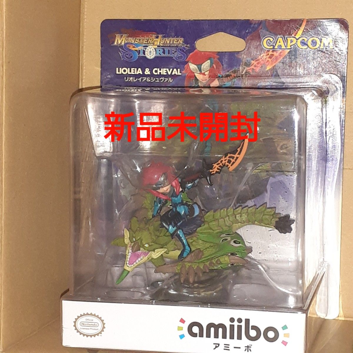 新品 amiibo リオレイア＆シュヴァル モンスターハンターストーリーズ CSZ-2868MH　+ジオラマキット