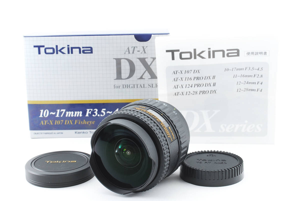 ヤフオク! - トキナー Tokina 魚眼ズームレンズ AT-X 107...