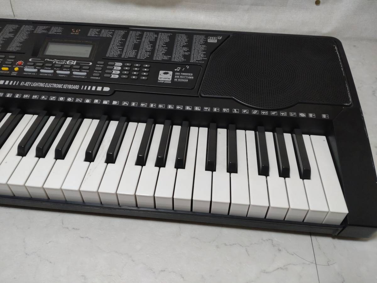 c9557◆現状品◆Sun Ruck 電子キーボード 61鍵盤 SR-DP04の画像5