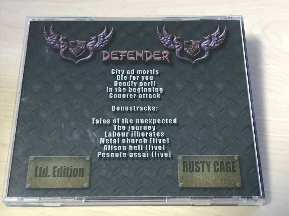 [正統派メタル] DEFENDER - CITY AD MORTIS 87年 限定盤 廃盤 レア盤_画像2