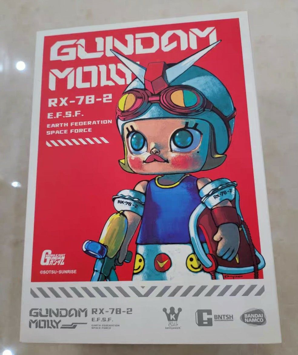 Molly x ガンダム Kennyswork ソフビ フィギュア BE@RBRICK Molly x ガンダム Kennyswork ソフビ フィギュア BE@RBRICK