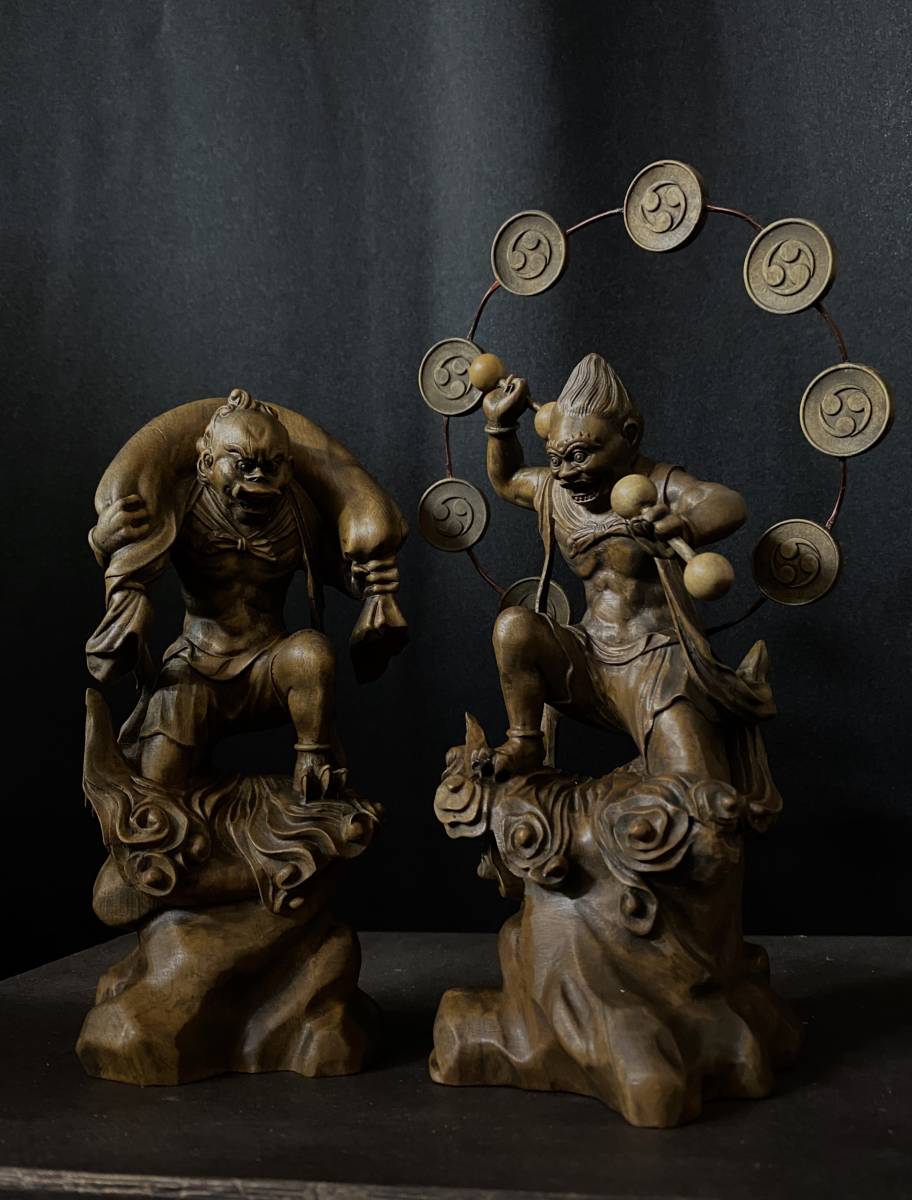 仏教工芸品 総柘植材 時代彫刻 古美術 木彫仏教 精密彫刻 仏師で仕上げ