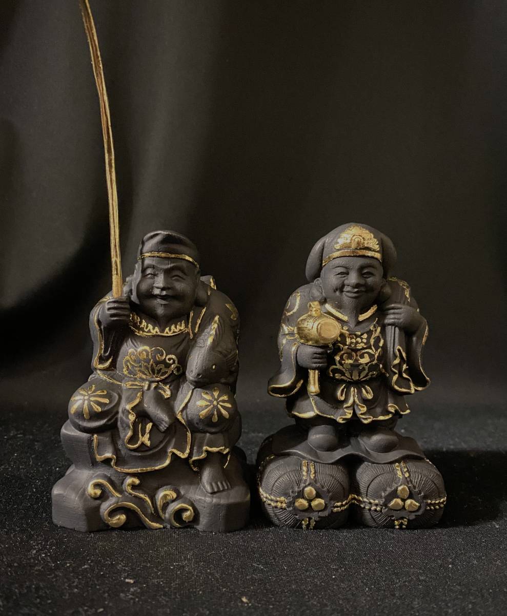 最高級 仏教工芸品 木彫仏像 彩金 彩繪 金箔 仏師手彫り 手描き 木彫