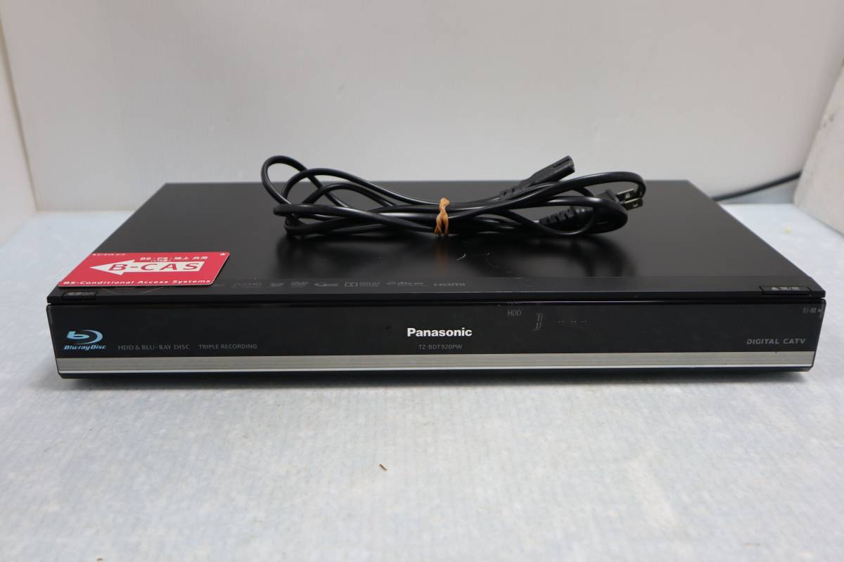 E3580 & Panasonic CATV ブルーレイレコーダー　TZ-BDT920PW HDD1TB DVD BD パナソニック