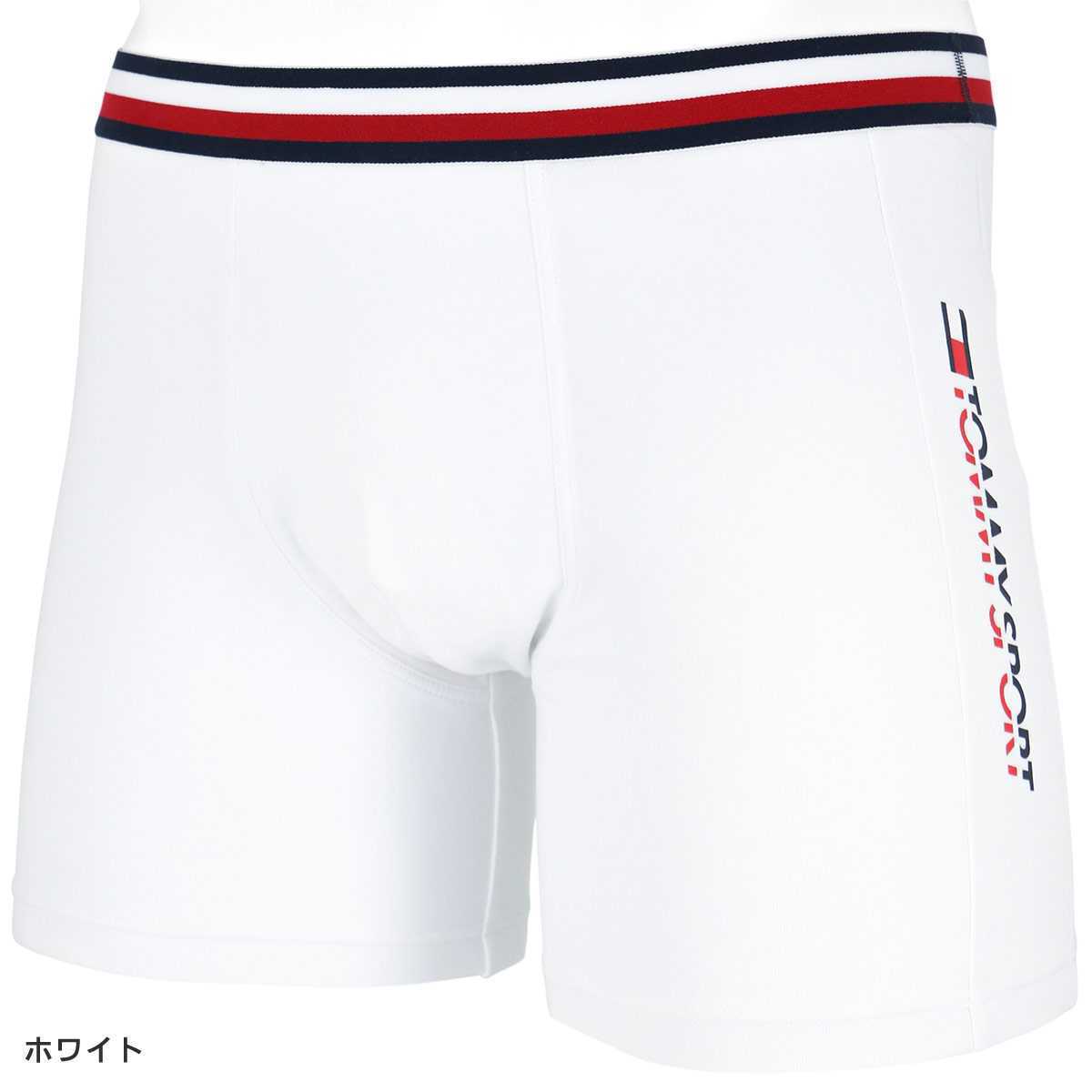 TOMMY HILFIGER トミーヒルフィガー TOMMY SPORT COTTON 2P BOXER BRIEF FASHION スポーツ ボクサーパンツ 53391443 ネイビー/ホワイト L_画像3