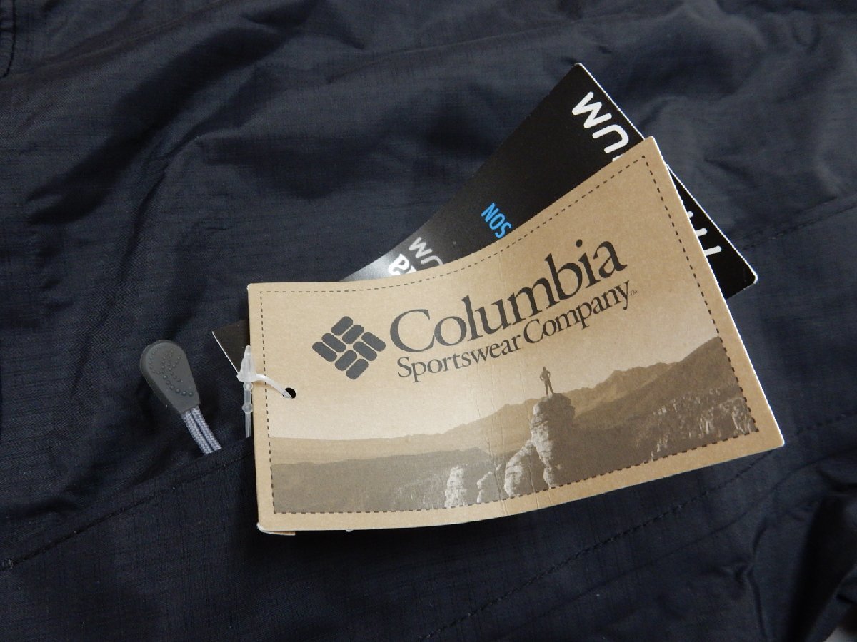 M【未使用タグ付】コロンビア Columbia キャプリングジャケット 109 PM2201 ブラック ナイロンジャケット 国内正規 メンズ 黒_画像3