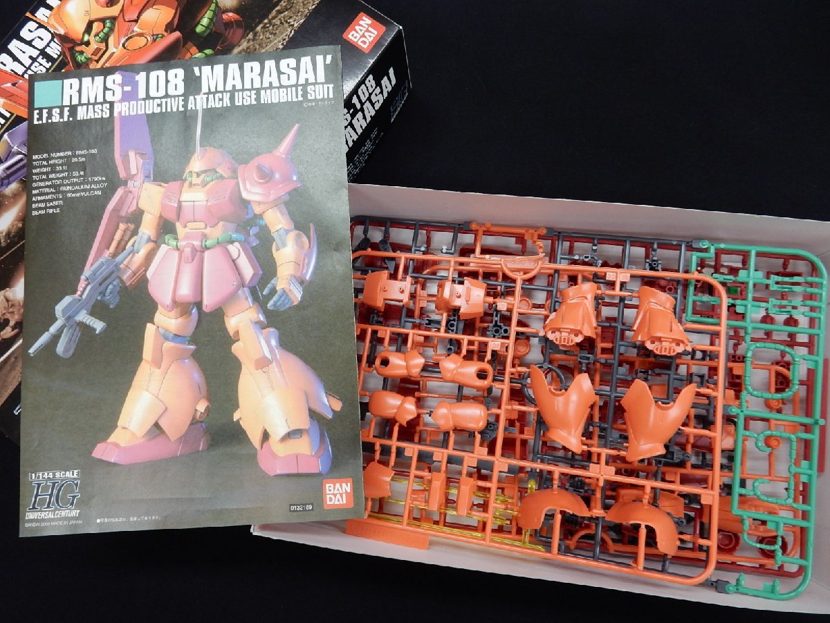 2点セット 1/144 HG MS-06R-1A 高機動型ザクII オルテガ専用機 機動戦士ガンダム THE ORIGIN HGUC RMS-108 マラサイ 機動戦士Zガンダム_画像5