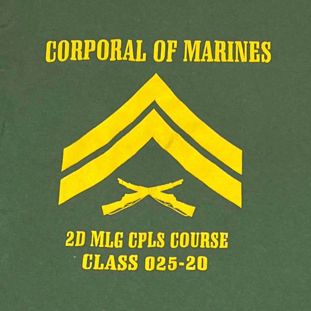 沖縄米軍放出品　USMC CORPRAL OF MARINES Tシャツ　MEDIUM 海兵隊 OKINAWA_画像2
