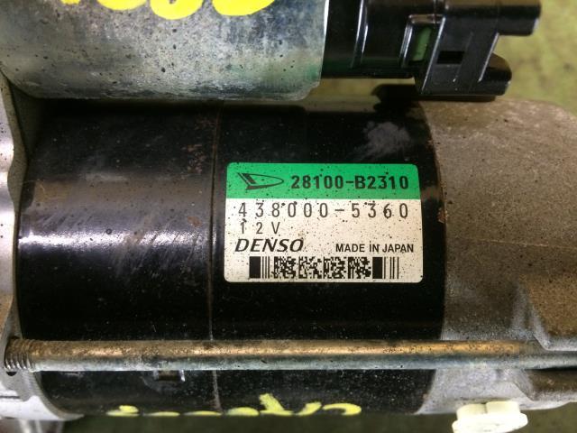 【長期在庫 ジャンク品 個人宅発送可】タント 6BA-LA660S セルモーター KF-VE 28100-B2310_画像3