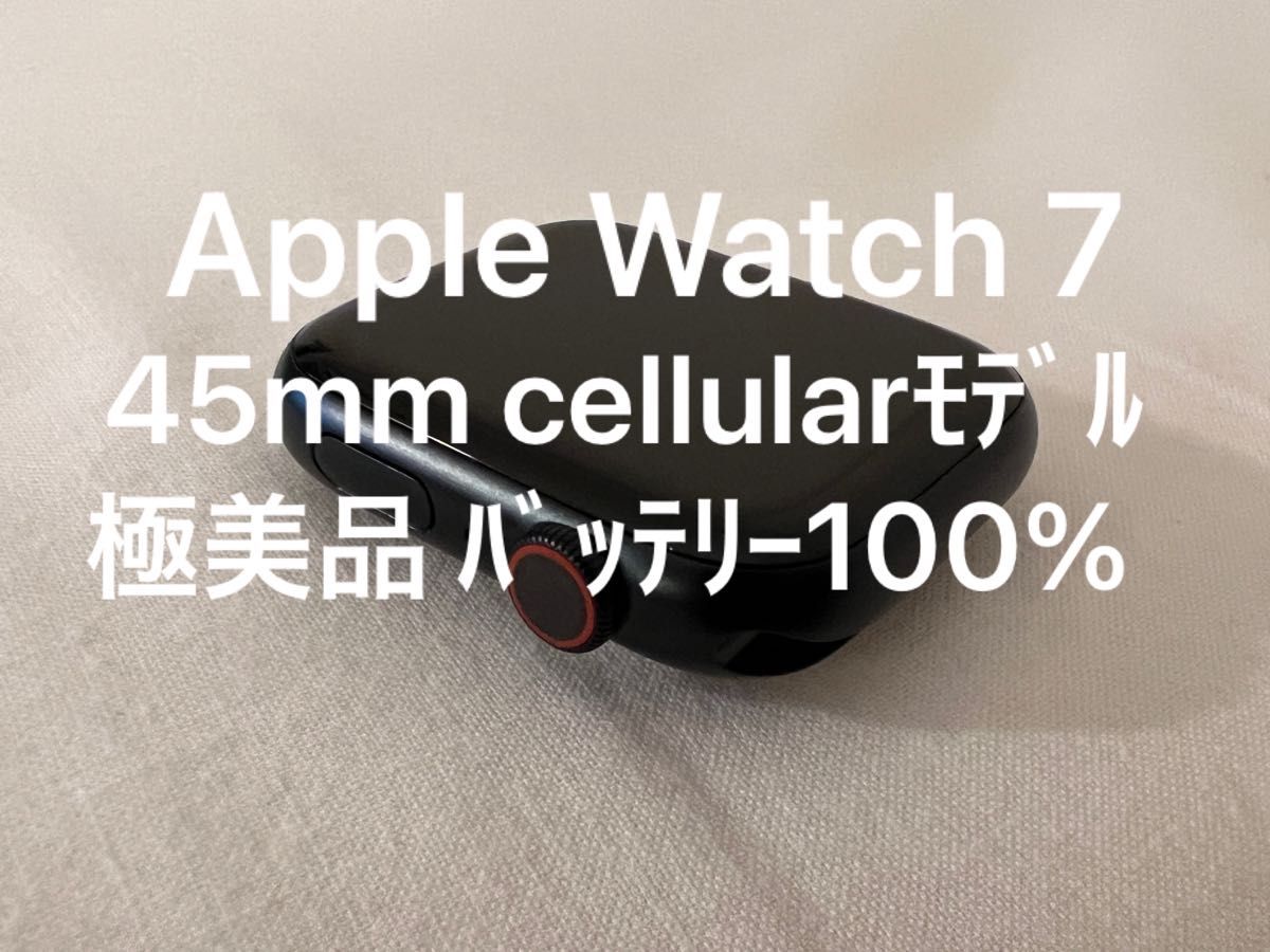 極美品 Apple Watch Series 7 GPS+cellular 45mm セルラーモデル