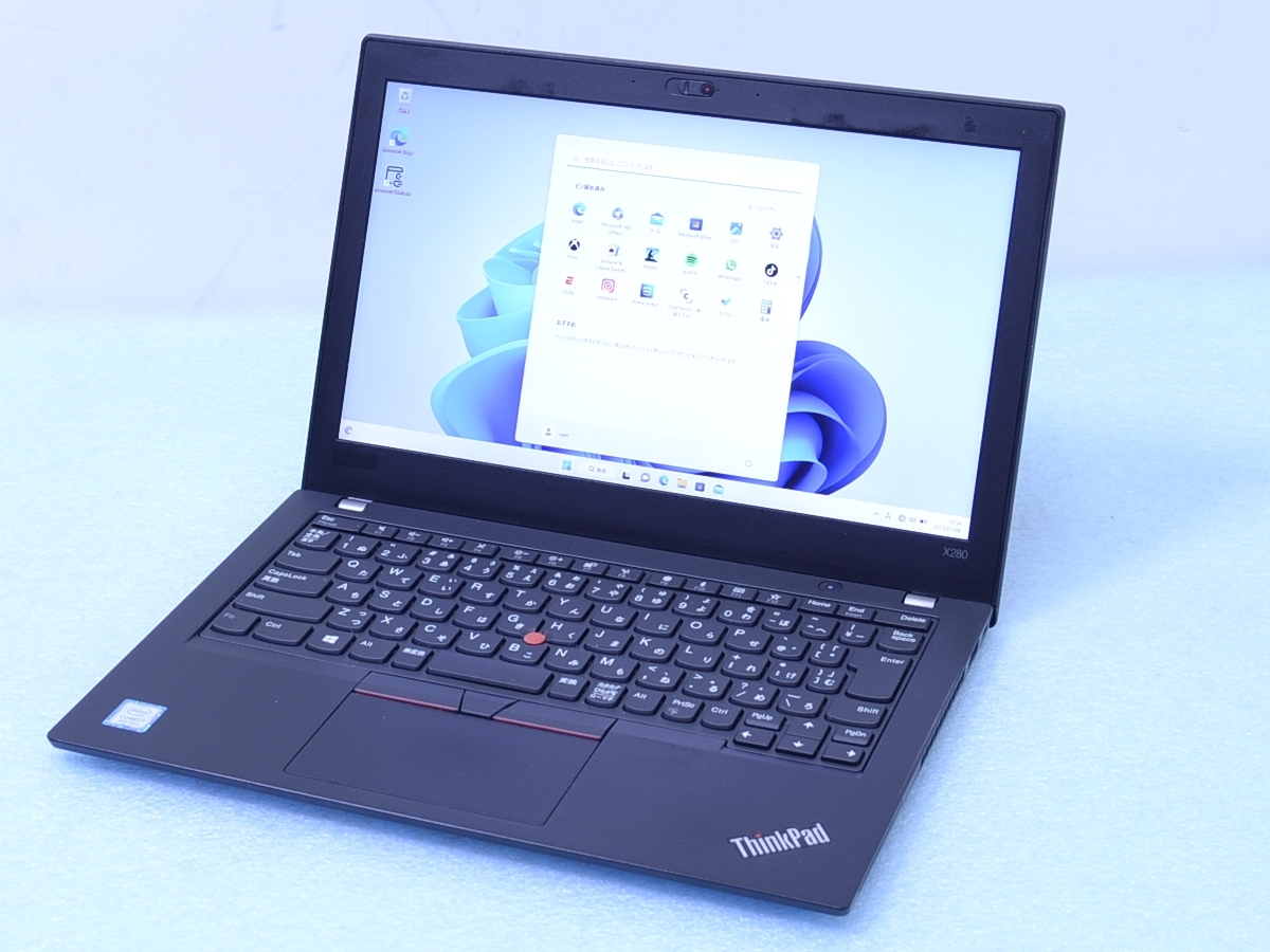 Lenovo Core i7 第8世代 SSD512GB メモリ16GB ThinkPad X280 Windows11