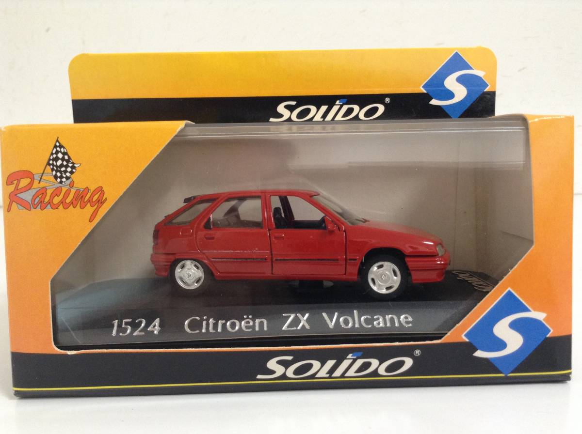 CITROEN Citroen ZX Volcane previous term model 1991 year ~ 1/43 approximately 9.2cm Solido die-cast metal minicar postage Y350 new goods 