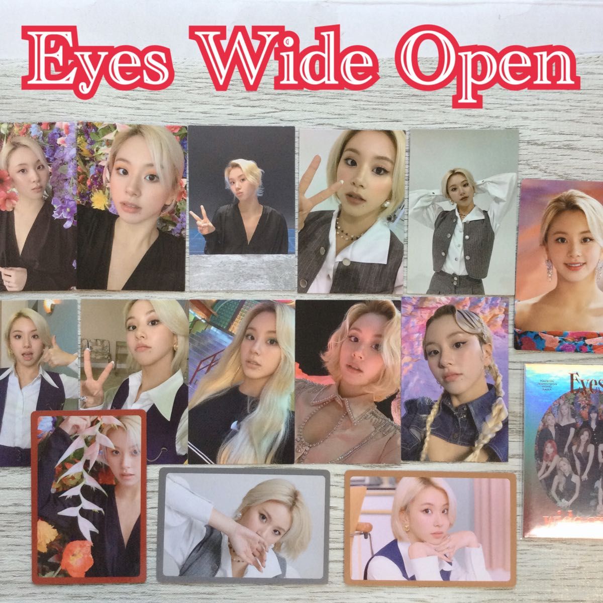 twice チェヨン eyes wide open トレカ モノグラフ コンプ chaeyoung