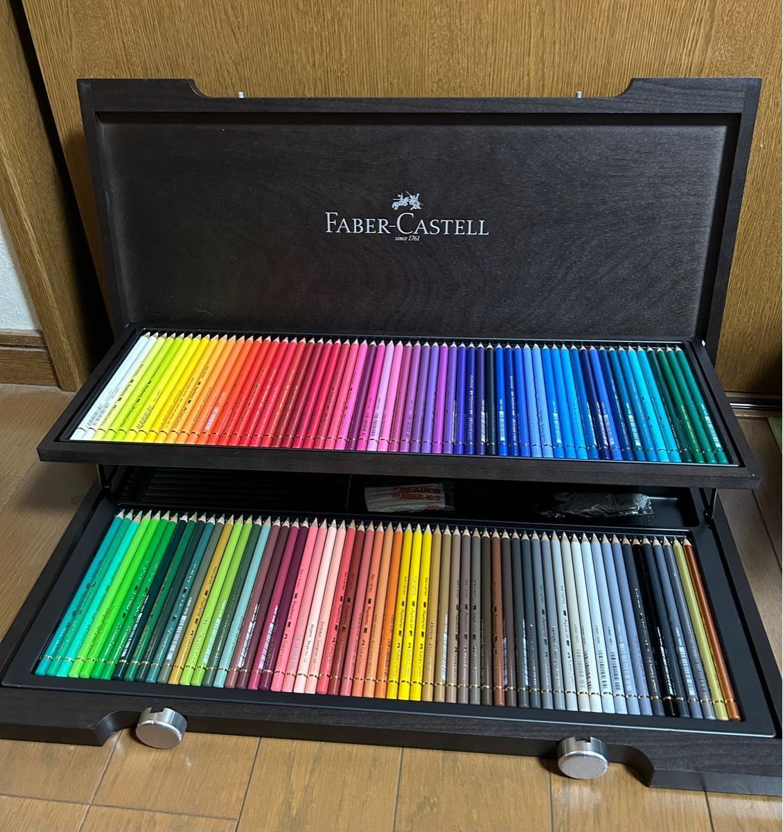 アルブレヒト・デューラー水彩色鉛筆120色 木箱入 FABER-CASTELL Yahoo