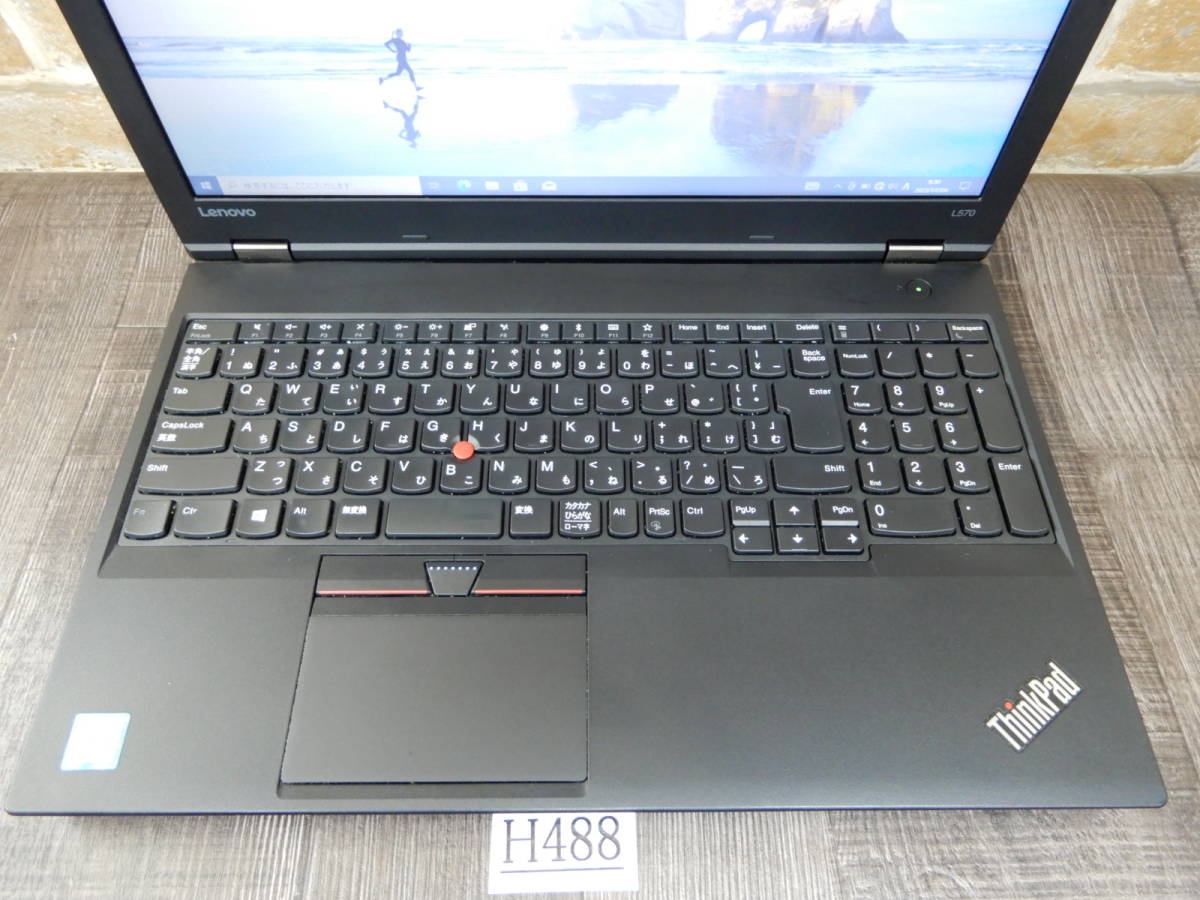 H488★高速SSD 256GB &　無線LAN 搭載☆第7世代Core i5☆メモリ8GB☆Windows10☆15Ｗ液晶ノートパソコン★Lenovo ThinkPad L570_画像3