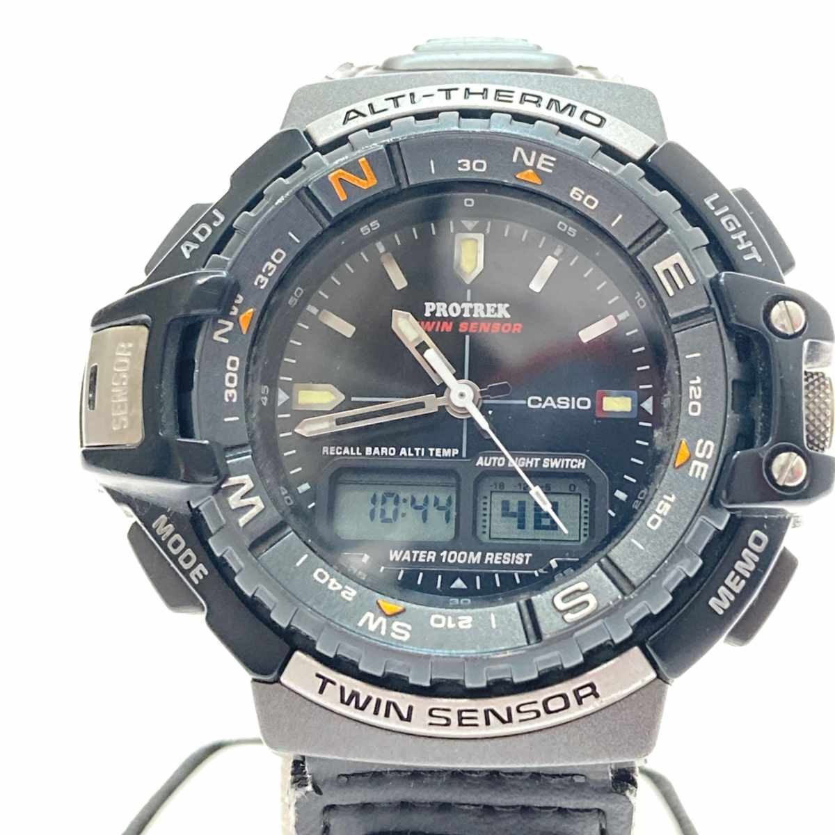 独特の上品 CASIO □□ カシオ 傷や汚れあり PRT-700 TREK 腕時計 プロ