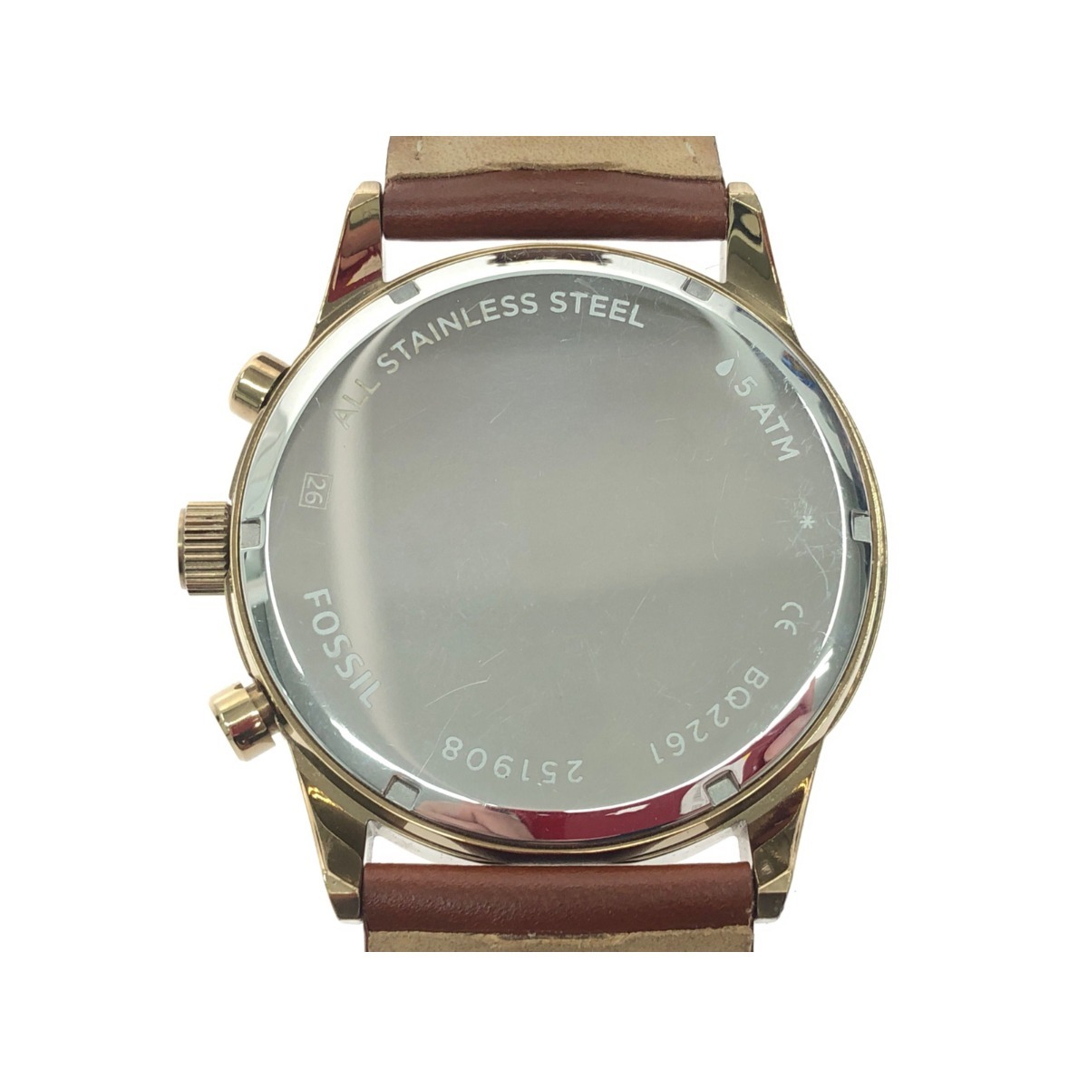 VV FOSSIL Fossil мужские наручные часы кварц хронограф Date BQ2261 черный немного царапина . загрязнения есть 