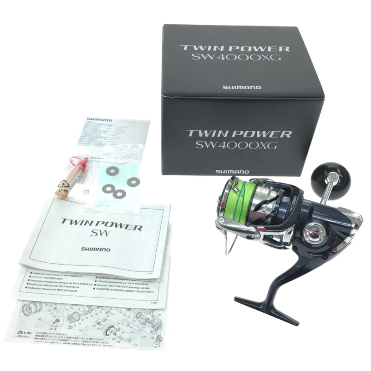 ▼▼ SHIMANO シマノ TWINPOWER 21ツインパワー SW4000XG 04221 目立った傷や汚れなし