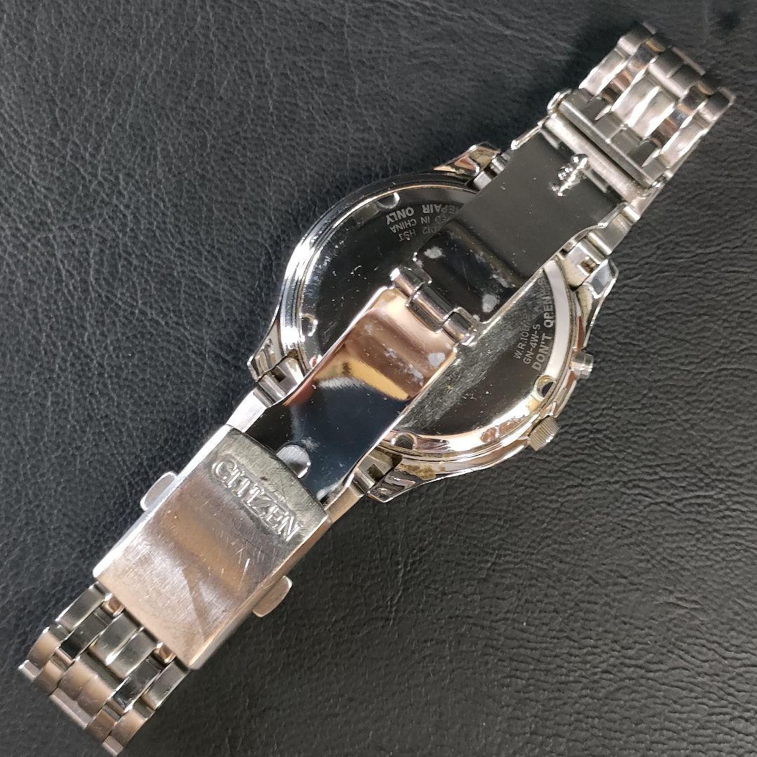 美品【稼働品】CITIZEN　シチズン　H415　ホワイト　シルバー　ソーラー