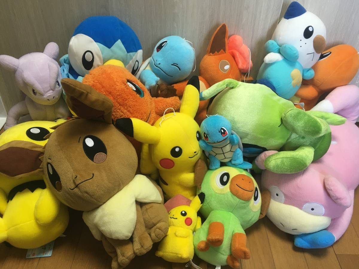 Yahoo!オークション - ポケモン ぬいぐるみ まとめて ③ 15体セット