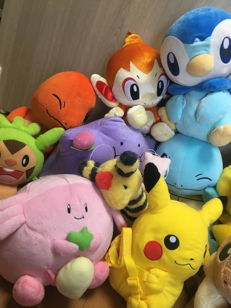 ポケモン　ぬいぐるみ　まとめて　② 15体セット ポケットモンスター ぬいぐるみ　まとめて　まとめ売り　ポケモン　ジャンボぬいぐるみ