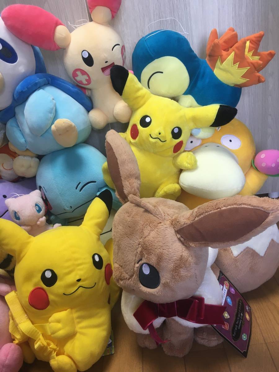 ポケモン　ぬいぐるみ　まとめて　② 15体セット ポケットモンスター ぬいぐるみ　まとめて　まとめ売り　ポケモン　ジャンボぬいぐるみ