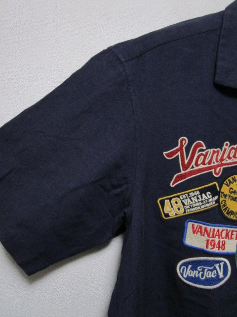 殿堂 定価16800円！VAN JACKETオープンカラーシャツ・XL（ヴァン