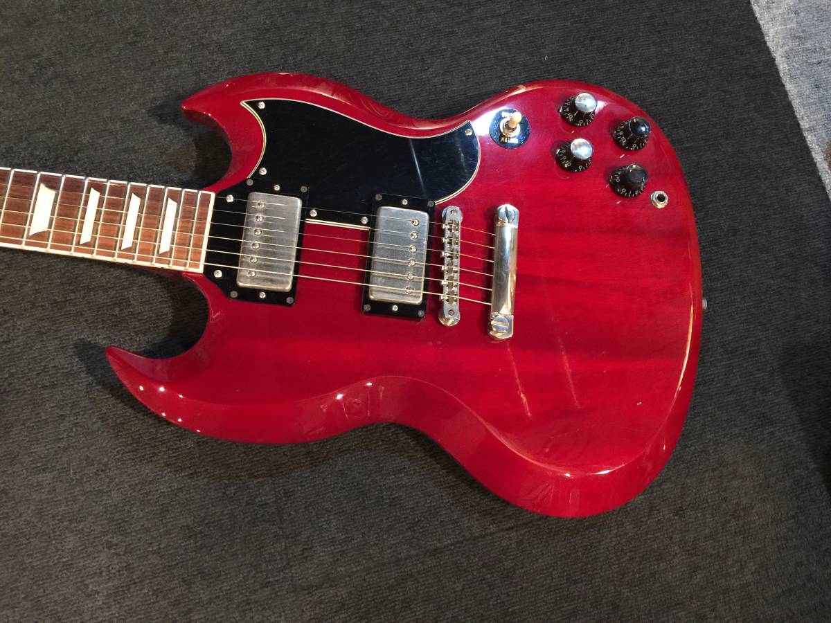 No.042823 Epiphone JAPAN SG CHERRY MADE IN JAPAN メンテナンス済み 
