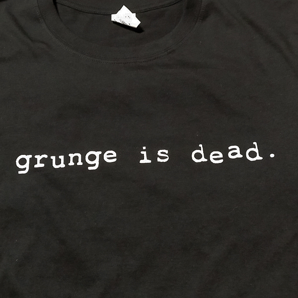 送料無料【Grunge is Dead】カートコバーン/NIRVANA/ ブラック★選べる5サイズ/S M L XL 2XL/ヘビーウェイト 5.6オンス_画像1