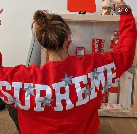 ☆ 20SS Supreme シュプリーム Stars Crewneck スター スウェット