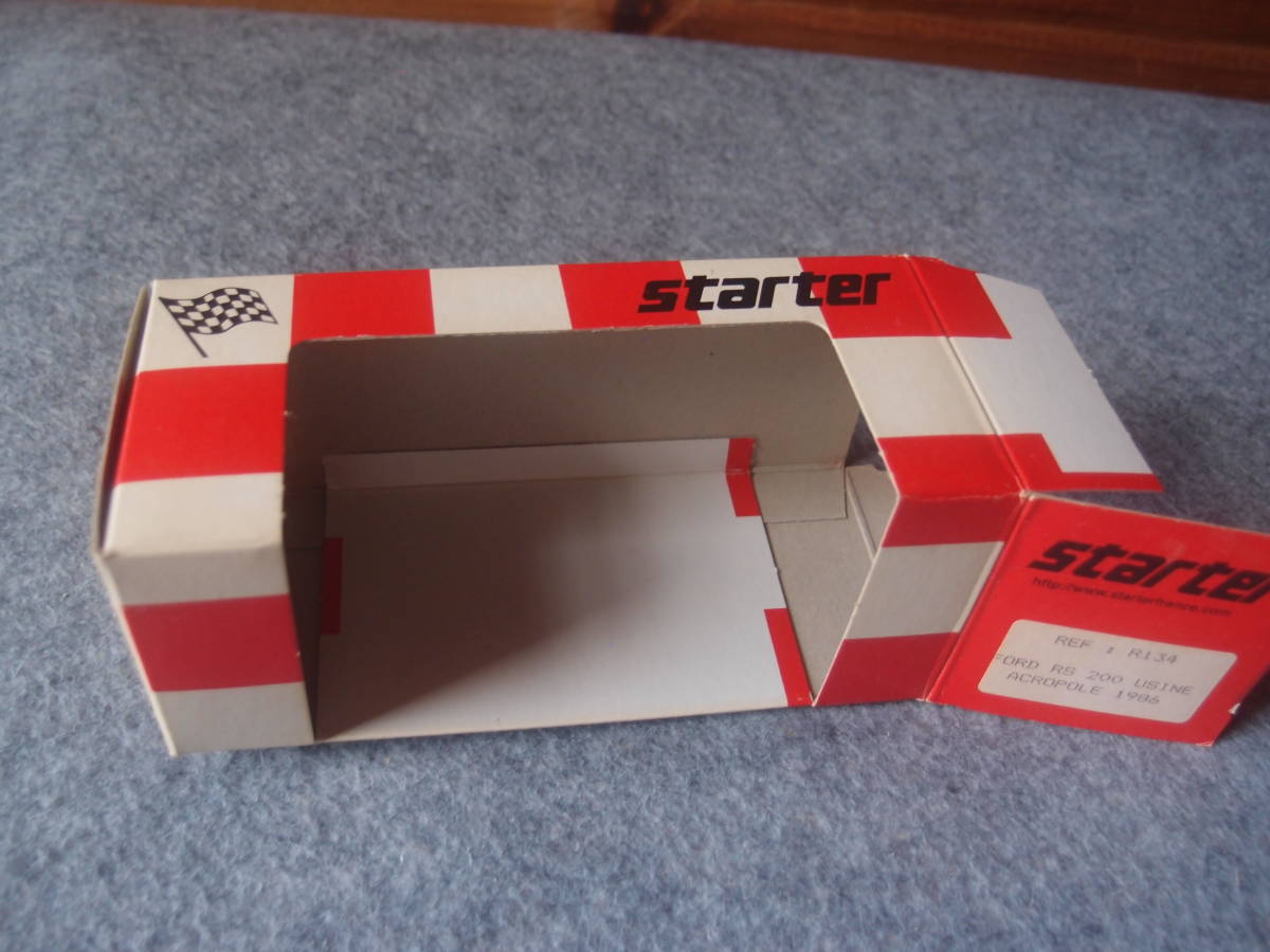 1/43 starter フォード RS200 ミニカー 1986年 アクロポリス・ラリー