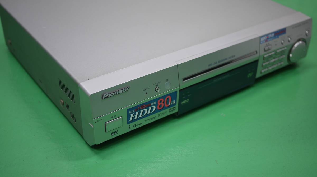 Pioneer パイオニア DVDレコーダー DVR-77H HDD80GB 現状品_画像3