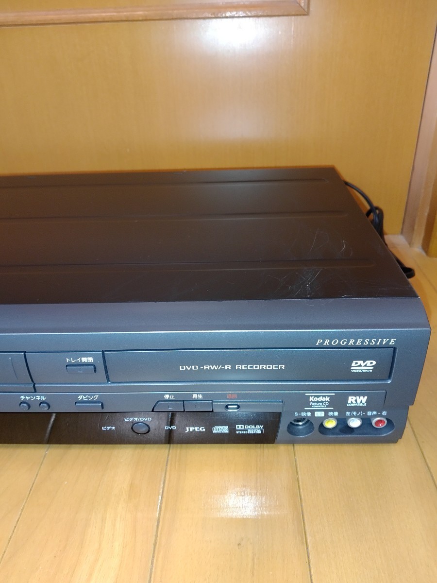 DX BROADTEC/DXアンテナ 地上デジタルチューナー内蔵VHS一体型DVD