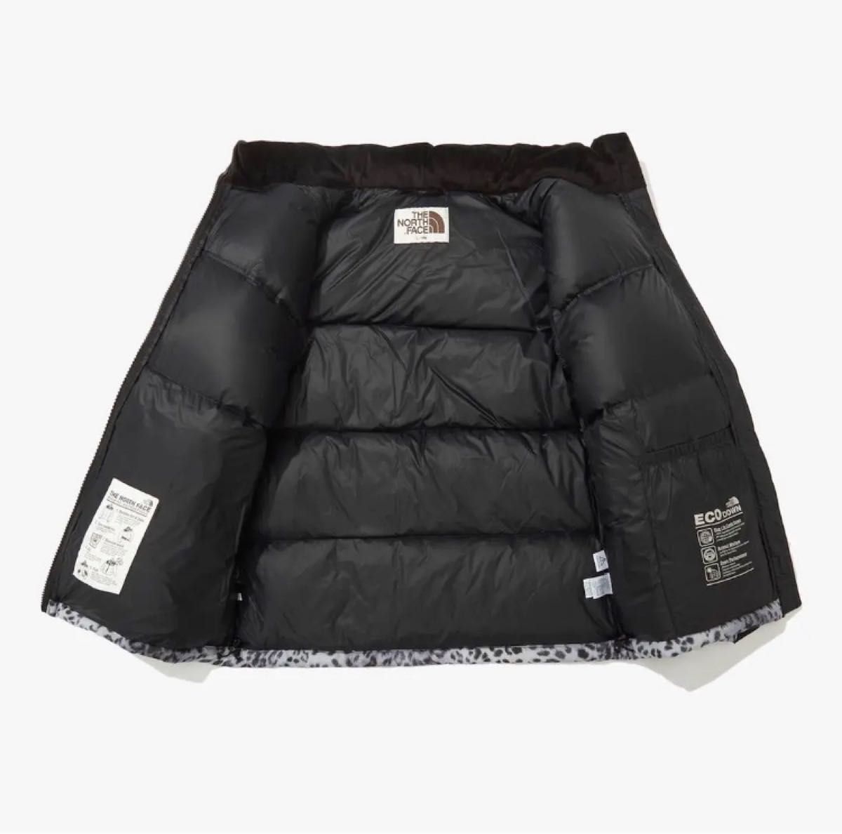THE NORTH FACE ダウンジャケット ヌプシ レオパード ヒョウ柄 THE NORTH FACE ダウンジャケット ヌプシ レオパード ヒョウ柄